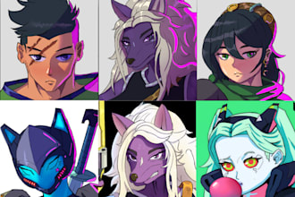 draw anime, furry or any characters