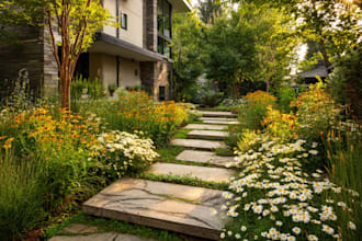 do landscape design, garden design, backyard, pool and terrace