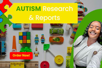 do urgent, expert autism research writing, case studies, and asd reports