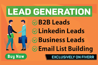 do b2b lead generation and targeted prospect email leads gen
