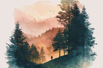 paint watercolor illustration and watercolor art