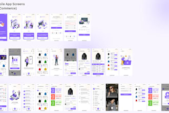 design modern UI UX for mobile apps and web in figma or flutterflow