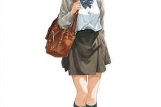 make a character design in anime style