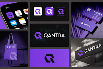 do modern, minimalist logo design and branding kit
