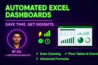build automated excel reports for you
