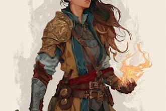 dnd character art and dnd character art