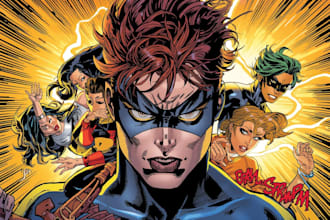 do a charcter of comic or design your comic character