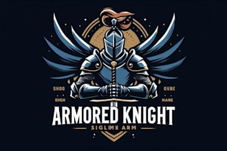 design custom armorweld knight logo with unlimited revision