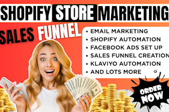 promote shopify store boost traffic sales with shopify marketing sales funnel