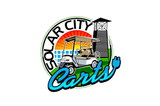 create high quality and beautiful golf cart logo design