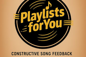 review and write extensive, indepth feedback on your song