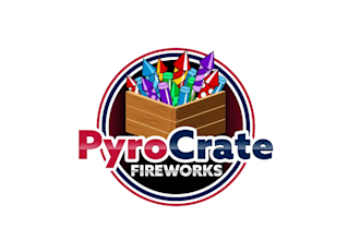create attractive and imagination firework logo design