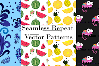 professionally designed patterns for textiles and decor