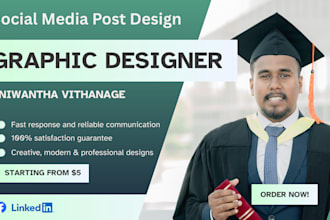 create modern social media post designs