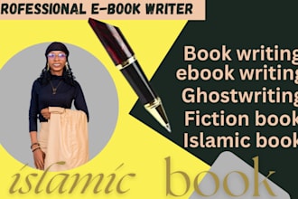 be your islamic book writer and ghostwriter