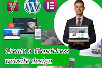 create and design an integrated wordpress website