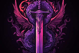 design an fantasy game logo