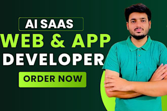 develop saas web application with payment and ai integration