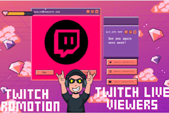 do twitch channel promotion, to reach twitch affiliate, twitch live viewers