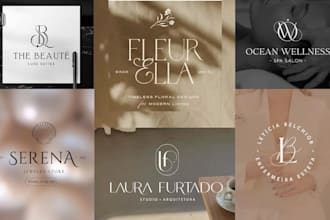 design modern beauty, cosmetic, fashion, spa, yoga and esthetics logo