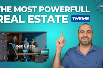 create real estate wordpress website for agent, broker, property listings