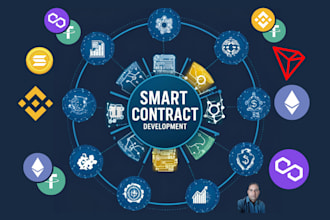 develop crypto MLM smart contract staking platform web3 smart contract