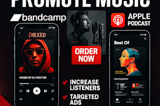 do promote your music bandcamp streaming apple podcast