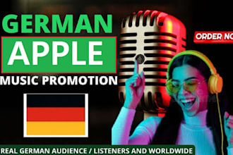 run organic music promotion german apple music promotion to german listeners
