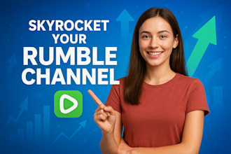 skyrocket rumble video promotion rumble channel followers rumble video marketing