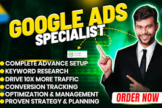 be your google ads specialist adwords manager and PPC campaign specialist