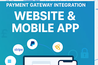integrate payment gateway like paypal, stripe, square