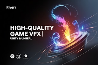 do game vfx for unity, unreal engine niagara realtime vfx, particle, game effect
