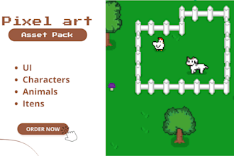 create custom pixel art assets for you