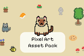 create pixel art asset pack for your game