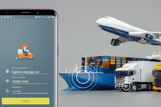develop logistic app, light weight transportation app, cargo delivery app