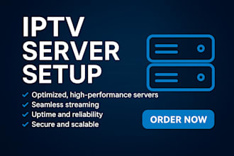 build stable iptv server with xui one , xtream UI, license , SSL,  API hosting