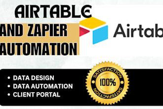 create and set up airtable databases, crm, automation, and softr web apps