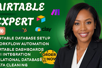 setup airtable database, airtable automation crm, n8n ai, be softr webapp expert