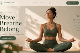 design squarespace bikram yoga studio website pilates instructor website booking
