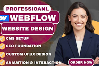 design or develop webflow website, figma to webflow, expert webflow
