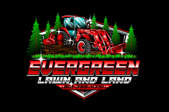 create exclusive and marvelous tractor logo design