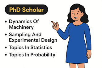 do dynamic of machinery sampling experimental design topic statistic probability