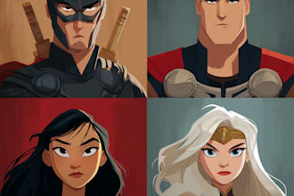 design you a character or superhero