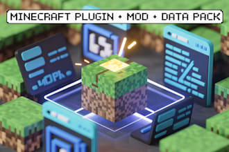 develop professional minecraft plugin, mod, or data pack