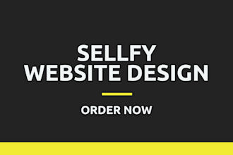 design sellfy website, create sellfy store and fix store errors