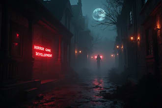 do horror game development in unity as a game developer unity