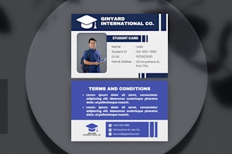 high quality student and teacher shool cards