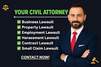 handle your property, contract, business, and personal injury cases