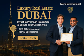 be your expert luxury real estate and golden visa consultant for dubai
