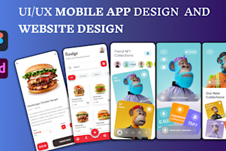 do UI UX design, mobile app or website ui ux design